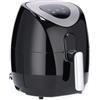 Severin fr 2430 friggitrice ad aria calda 1500w, friggitrice ad aria cestello da 3.2 l, 6 programmi automatici senza olio, friggitrice ad aria elettrica con display touch lcd, nero