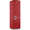 Severin rkg 8917 frigorifero retrò combinato rosso classe d 244 litri