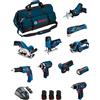 Bosch professional bosch kit bmkb10-28cd3 (gsr12v-15+gtb12v-11+gdr12v-105+gws12v-76+gst12v-70+gks12v-26+gop12v-28+gsa12v-14+gli12v-80+gho12v-20) 0660989125929