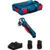 Bosch professional trapano ad angolo bosch gwb 12v-10 (2 x 3,0 ah + gal12v-40 + l-boxx 102) 8435587921721