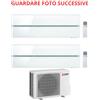 Mitsubishi OUTLET Mitsubishi Climatizzatore Dual Split Kirigamine MSZ-LN Bianco 9+12 con MXZ-2F42VF4 Inverter R-32 Wi-Fi Classe A+++ ,