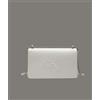 Calvin Klein Jeans borsa a tracolla con patta scolpita Bianca Donna