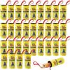 YumSur Rotolini Acchiappamosche, Trappole Mosche,Strisce Cattura Mosche,Trappola Mosche per Frutta appiccicosa per Interni Esterni Uso di Mosche, zanzare e Altri Insetti Volanti (32)
