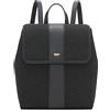 DKNY R31kfr76-xlb-1, Zaino Donna, Black Logo/Black, Einheitsgröße