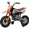 AIYAPLAY Moto Giocattolo per Bambini 3-6 Anni con Rotelle Rimovibili Blu