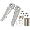 XMT-MOTOR Poggiapiedi Moto Pedane Anteriore Adatto per Kawasaki Ninja ZX6R ZX10R 2004-2020 Z1000 2003-2016 Z750 Z750S 2004-2011