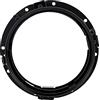 KIMISS Staffa Fanale Samurai + Faro Led Moto 7 Pollici + Staffa di Montaggio Forcella Forcella | Staffa di Montaggio Ad Tondo per Faro per Auto 7 Pollici per Moto (Nero) Auto