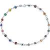 Bling Jewelry Amuleto Di Protezione Charm Turco Multi Colore Snella Malocchio Cavigliera Link Braccialetto Per Le Donne Adolescente .925 Argento 10 Pollici