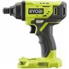 Ryobi R18ID2-0 Avvitatore ad Impulsi 1/4 a Batteria 18V ONE+, per Fissaggio, Batteria Non Inclusa, 3.600 Colpi/Minuto, Velocità a Vuoto 3.200 Giri/Minuto