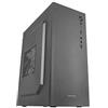 Tacens Mars Gaming Tacens 2ALUXM, Case PC Mini-tower Micro-ATX, Ventola 12cm, Acciaio Ultraleggero, Nero