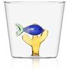 Ichendorf 35 cl - Marine Garden Bicchiere Acqua Pesce Con Alga in Vetro Borosilicato