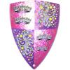 Liontouch Scudo da Principessa di Cristallo - Giocattolo Medievale, 3+ | Design Rosa E Argento Con Leonessa | Scudo In Gommapiuma Per Travestimenti, Costume Da Principessa E Giochi Di Ruolo