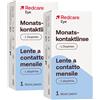 Redcare Lente a contatto mensile -1 Diottria 2x1 pz Lenti