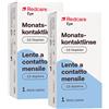 Redcare Lente a contatto mensile -2,5 Diottrie 2x1 pz Lenti