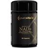 Purovitalis NAD+ Booster con Nicotinamide Riboside, Nicotinamide e PQQ