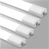 Plafoniere a LED impermeabili da 4 pezzi, 4000K, luci a tubo collegabili per seminterrato, garage, soggiorno e altro ancora -