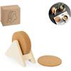 hi!dea™ Sottobicchieri in sughero in set da 6 pezzi PLYCORK personalizzate o neutre