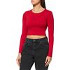 KENDALL + KYLIE KENDALL & KYLIE K&K W Turtleneck Drapped Top KKW354018 Camicia da Donna, Magenta, Large (Pacco da 8) Womens