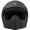 DMD 1FFS40000MB03 Seventyfive Casco Moto, Nero Opaco, M