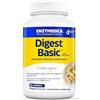 Enzymedica, Digest Basic + Live Bacteria, Integratore Alimentari con Enzimi Digestivi e Probiotici, Indicato per Irregolarità e Gonfiore Addominale, Gluten Free, Senza Lattosio, 90 Capsule