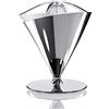 BUGATTI, Vita, Spremiagrumi Elettrico, Velocità 90-95 rotazioni al minuto, Capacità 0.6 litri, Filtro in Acciaio Inox, 80 W, Design Elegante, Colore cromo