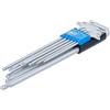 BGS 819 | Serie di chiavi ad angolo | extra lunghe | profilo a T (per Torx) con testa sferica | T10 - T50 | 9 pz.
