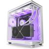 NZXT H6 Flow RGB Mid Tower Cristal Templado USB-C Blanca