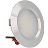 LEDLUX Mini Faretto Led Da Incasso Rotondo 3W AC/DC 12V DC 24V Foro 50mm (Argento, 6000K)