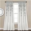 Lush Decor Oscurante Finestra Tenda a Pannello Coppia Set, Grigio, 213,4 x 132,1 cm