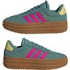 adidas Scarpe Sneakers Ragazze Donna Adidas VL Court Bold Platform Verde Fucsia