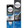 Veet For Men kit, Veet For Men Crema Depilatoria Ascelle, Pelli Sensibili, con applicatore arrotondato, 100 ml e Veet For Men Crema Depilatoria per Uomo Pelli Sensibili, 200ml