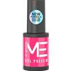MESAUDA Me by Mesauda Smalto semipermanente Rosa - 206 Party - Smalto per unghie gel - Formula easy on - easy off - Vegan e Cruelty free - 4,5 ml