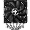 Xilence CRYON M806D.B - Radiatore CPU 260 W TDP, design Dual Tower, 2 ventole PWM silenziose da 120 mm, look in alluminio spazzolato, compatibile con Intel LGA1851/1700/1200/115X & AMD AM5/AM4, nero