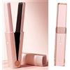 Fyearfly Piastra per Capelli Senza Fili, 2 in 1 Mini Piastra e Arricciacapelli Portatile, Piastra per capelli da Borsa e Viaggio, per Capelli corti e frange, Compatta, Leggera, per Casa o Salone (rosa)