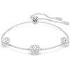 Swarovski Braccialetto Una Angelic, Taglio Round, Motivi a doppia faccia, Bianco, Placcato rodio