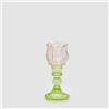 EDG Enzo De Gasperi Portacandela Tulipano Spring 17,5cm Rosa Vetro
