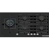 BOSCH PPM9A6I40 PIANO COTTURA DA INCASSO 90CM 5 FUOCHI A GAS GRIGLIE IN GHISA NERO
