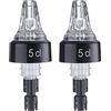 Westmark 2 Beccucci Dosatori, Dosaggio: 5 cl, Plastica, Auto-Pour, Trasparente, 995022EG