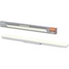 LEDVANCE Planon Plafoniera bianca senza cornice con tecnologia LED avanzata, 35 W, forma rettangolare (1200 x 100 mm), 3000 K, alloggiamento in alluminio, diffusore in PMMA satinato