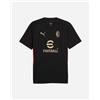 Puma Milan Training 24-25 M - Abbigliamento Calcio Ufficiale - Uomo - Nero