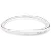 Calvin Klein Braccialetto rigido da donna Collezione ELONGATED DROPS in Acciaio Inossidabile, Argento (Silver)
