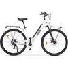 Nilox, Ebike J7, Bici Elettrica, Fino a 80 km di Autonomia, Fino a 25 Km/h, Motore da 36 V/250 W e Batteria Removibile 36V-13 Ah, Gomme 28x1,75, Cambio a 6 Velocità, Colore Bianco