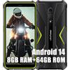 Does not apply Ulefone Armor X12 Pro Rugged Smartphone, 8GB+64GB+256GB Espandibile, Octa-Core A
