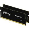 Kingston FURY Impact 32GB (2x16GB) 4800MT/s DDR5 CL38 SODIMM Notebook Gaming Mem