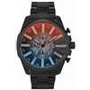 Diesel Uomo Mega Chief Slim, orologio cronografo con cinturino in acciaio inox o in pelle
