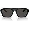 Ray-Ban Occhiali da Sole RB4397 667787 Corrigan Nero/Grigio Scuro Unisex
