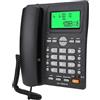 Yctze KX T880C - Indicatore identificativo chiamante, telefono fisso senza batteria, funzione muto, telefono domestico da parete con segreteria telefonica e compatibilità BT