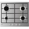 Candy Idea CHW6BRX Acciaio inox Da incasso 60 cm Gas 4 Fornello(i)