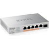 Zyxel XMG-105HP Switch di Rete 5 Porte PoE 10G SFP+ 70W Non Gestito