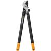 Fiskars Troncarami a Incudine per Legno, Sistema a Cremagliera PowerGear II, Lama Affilata con Parte Posteriore Smussata, Diametro di Taglio: 5 cm, Lunghezza Lame: 69 cm, Nero/Arancione, 1000583